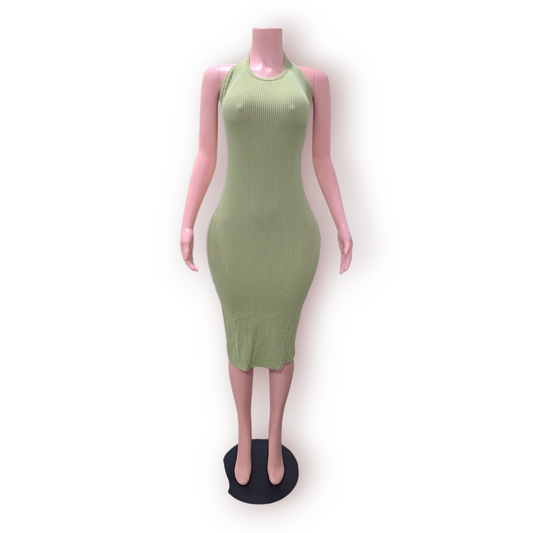 Green Olive Dress ♡