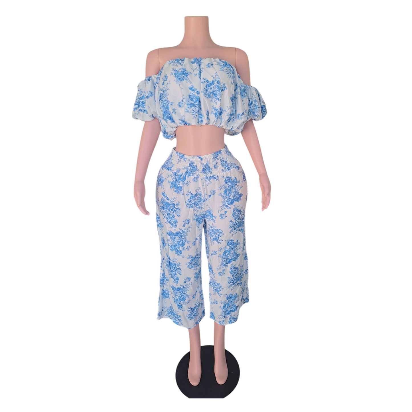 Blue Flowery Set ♡