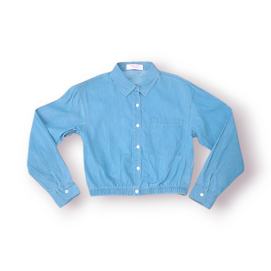 Long Sleeve Denim(crop) ♡